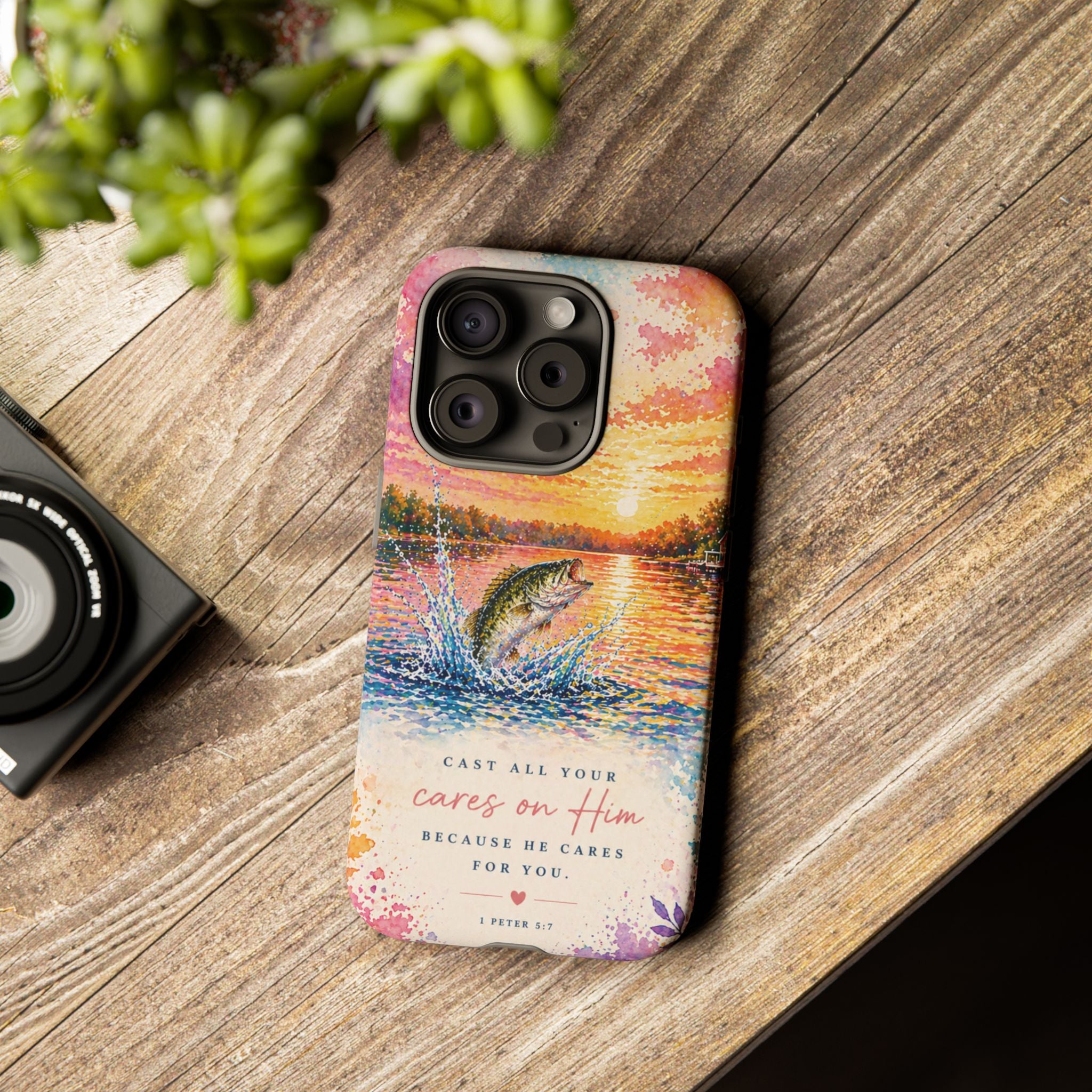 Cast Your Cares - Phone Case