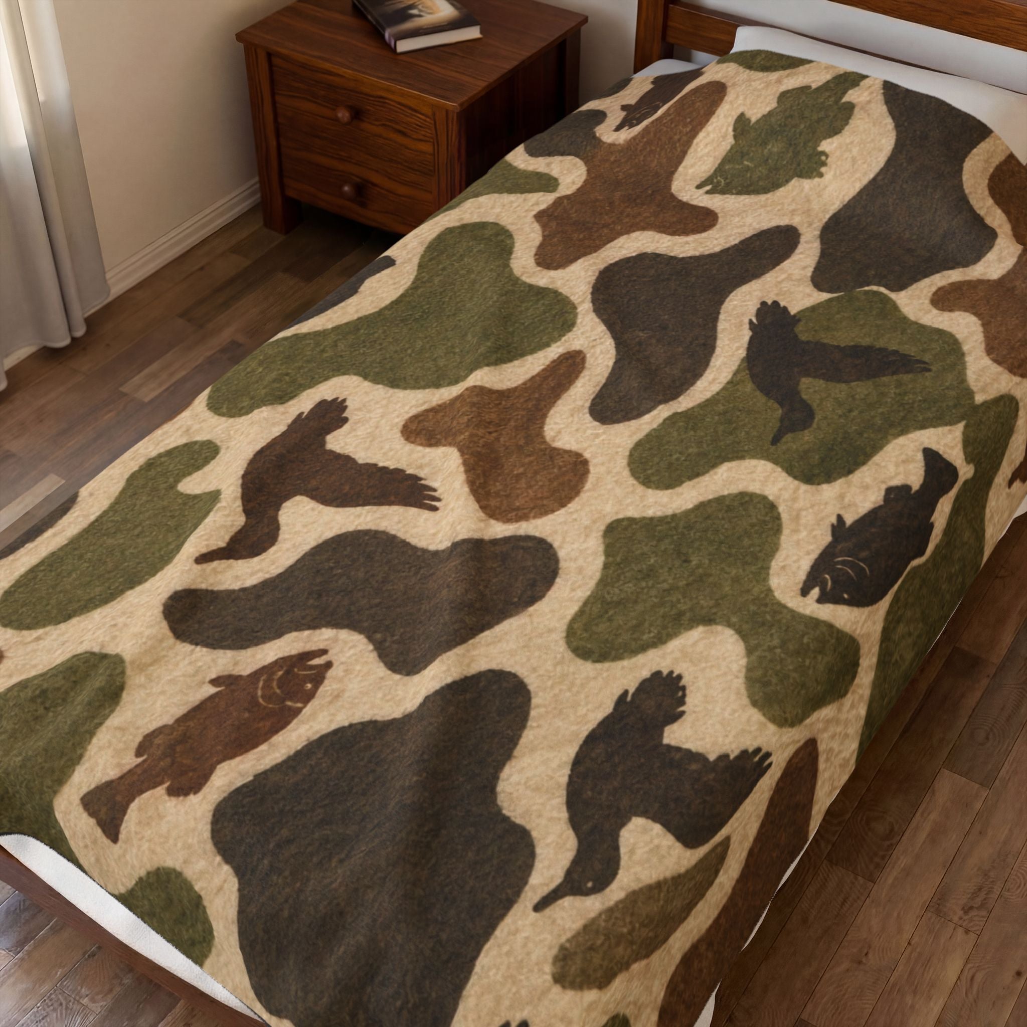 Camo Plush Blanket