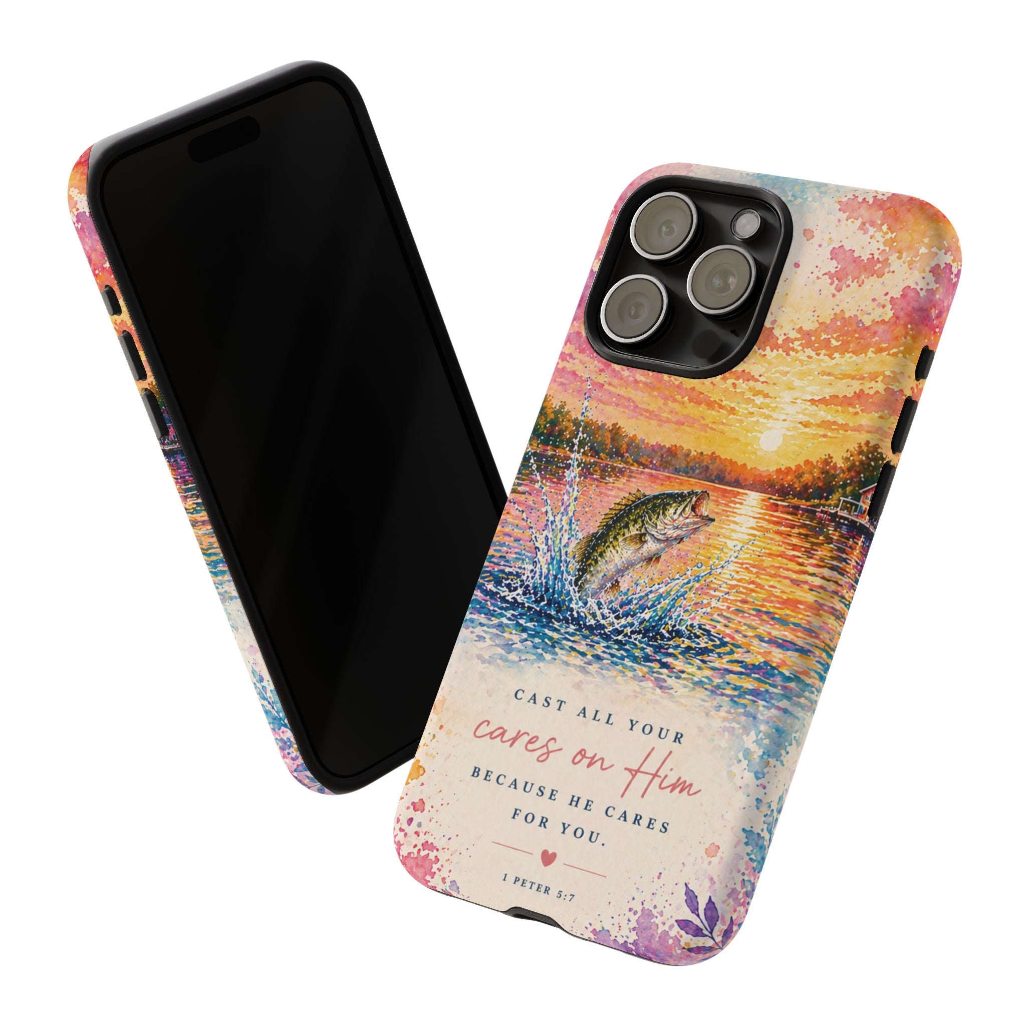 Cast Your Cares - Phone Case
