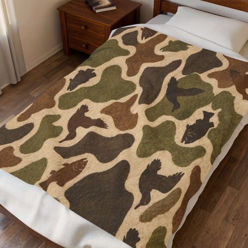 Camo Plush Blanket