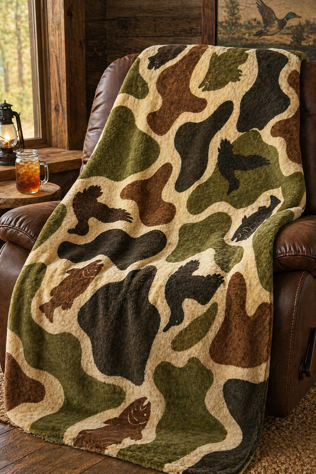 Camo Plush Blanket