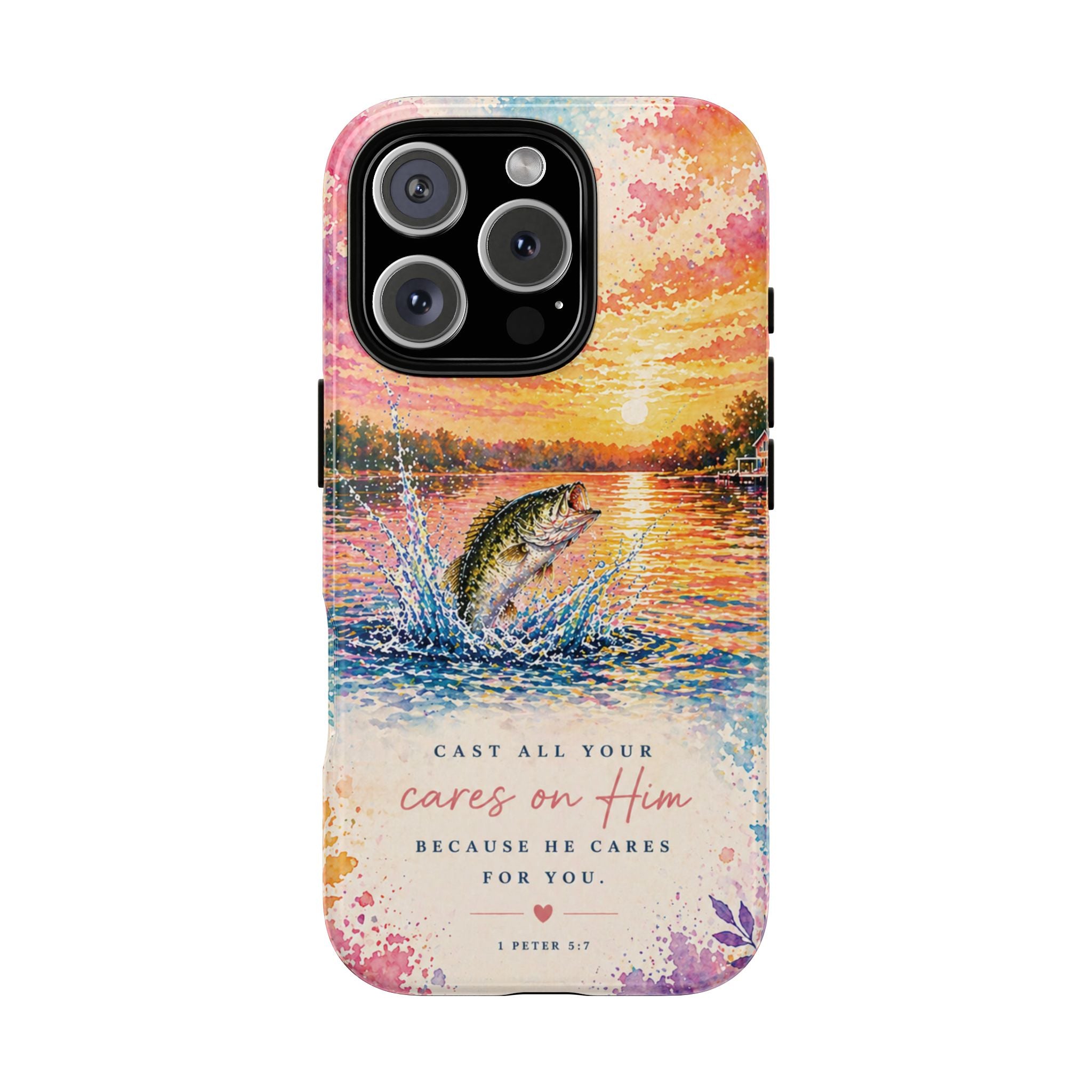 Cast Your Cares - Phone Case